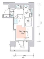 中延駅 徒歩1分 6階の物件間取画像